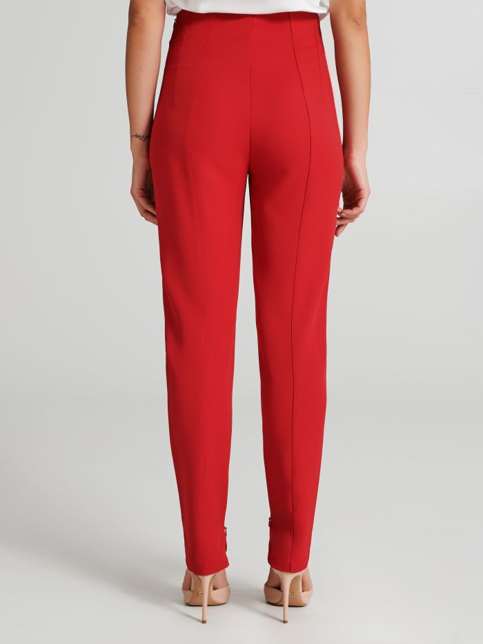 Pantaloni skinny in tessuto tecnico spinato   Rinascimento
