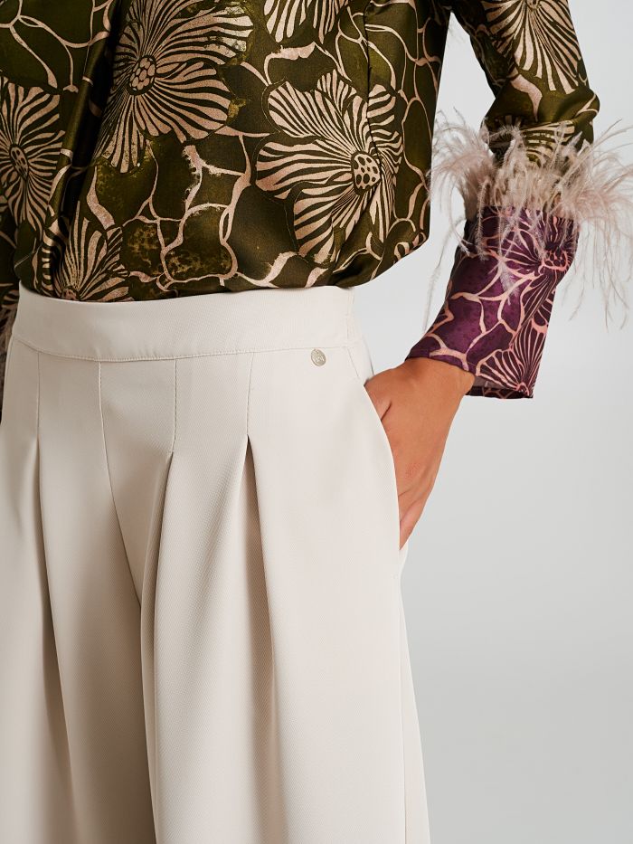Pantaloni a palazzo con elastico  Rinascimento