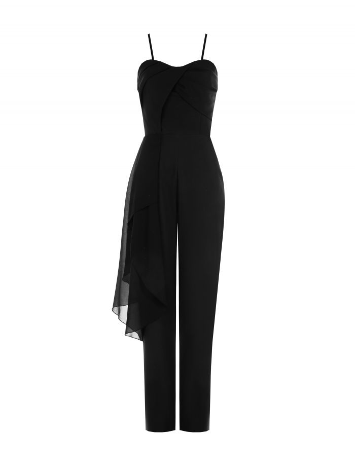 Palazzo Jumpsuit with Draping   Rinascimento