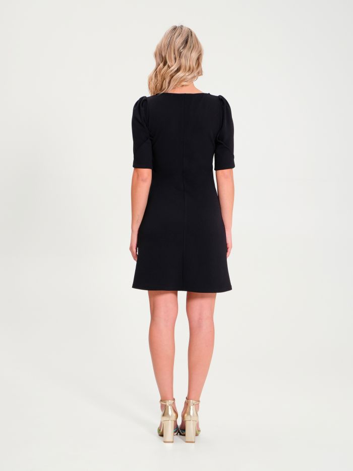 Scuba Crepe A line Dress