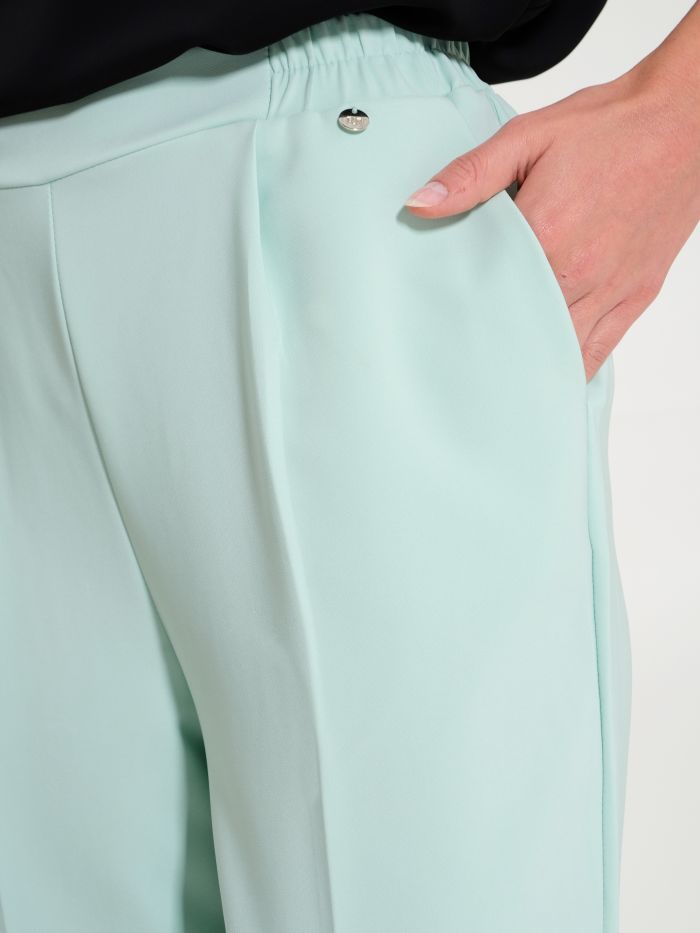 Technical fabric trousers with elastic waistband  Rinascimento