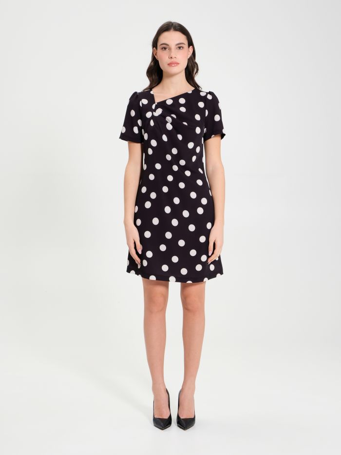 Kurzes kleid mit punkten clearance