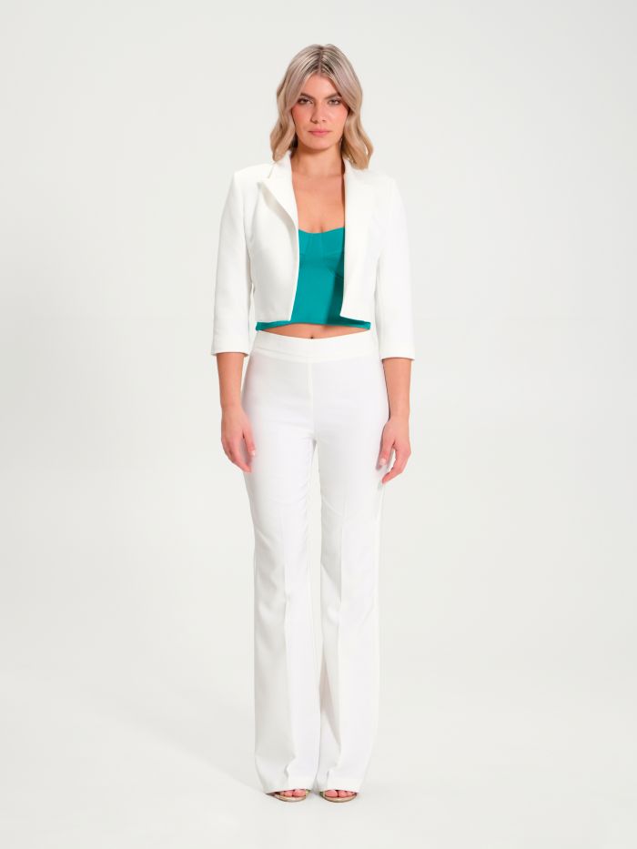 Cropped Jacket in Technical Fabric  Rinascimento