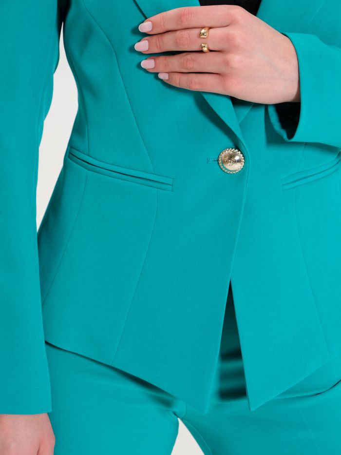 Jacket with Decorative Button  Rinascimento