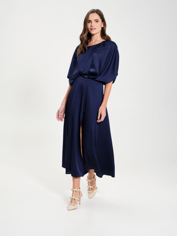 Kimono-Kleid aus Satin  Rinascimento