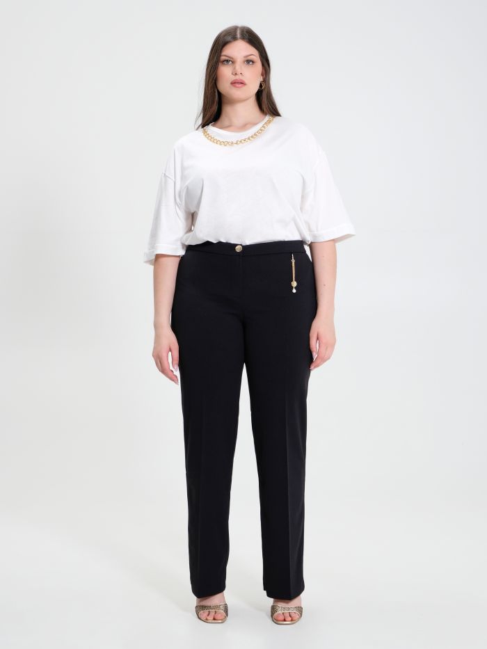 Pantalon curvy droit