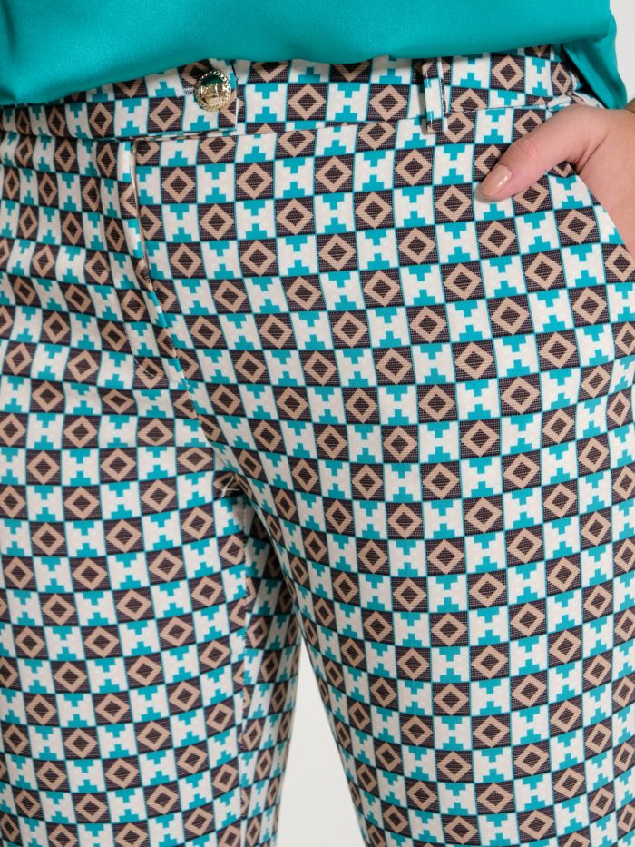 Pantalon curvy motif   Rinascimento