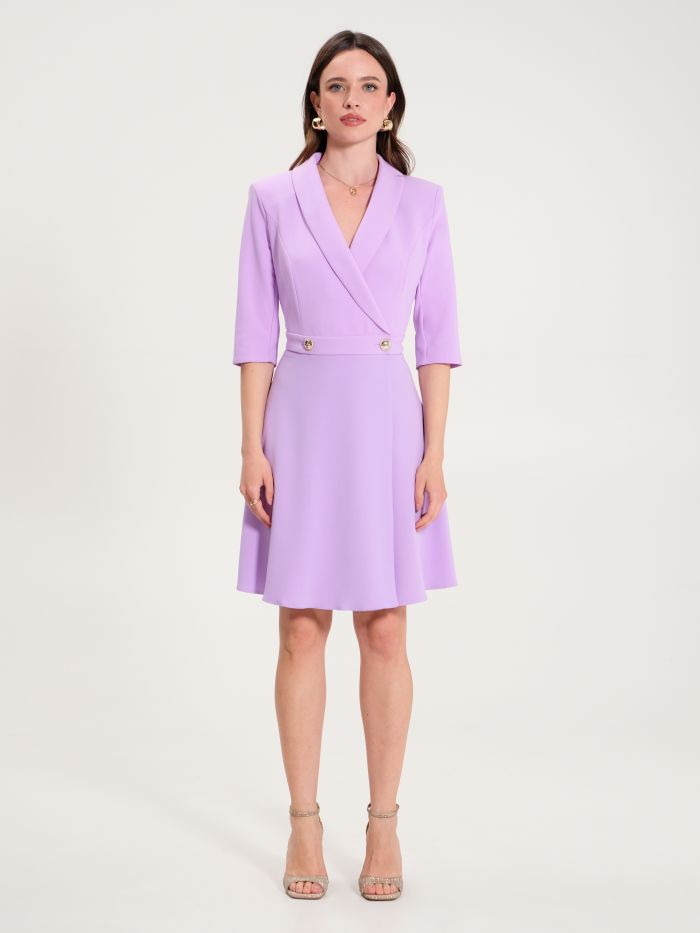 Lilac Wrap Dress  Rinascimento