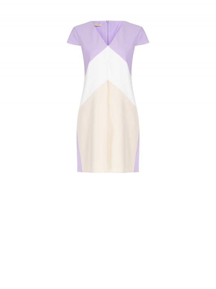 Tricolour A-line Dress  Rinascimento