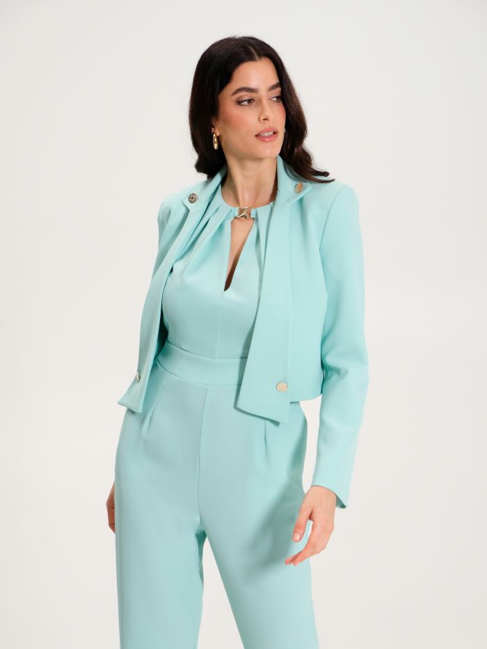 Kurze offene jacke