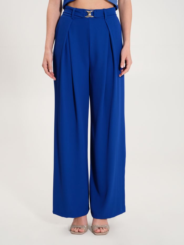 Flowy trousers with buckle-style chain  det_2