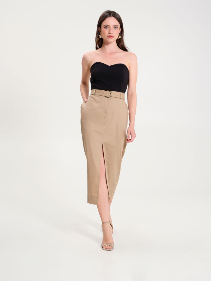 Cotton Gabardine Skirt sp_e1
