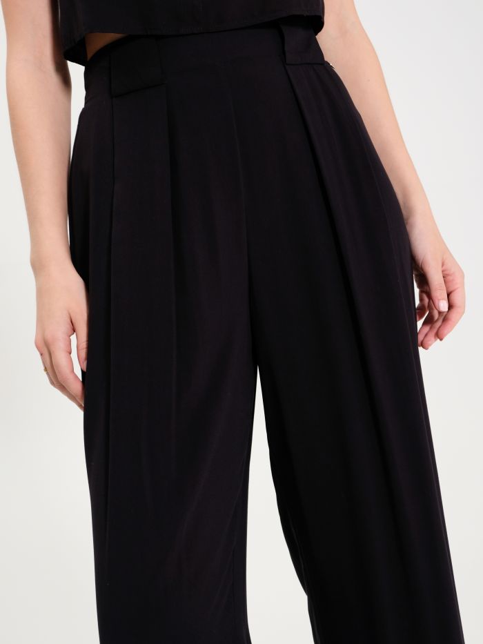 Viscose Palazzo Trousers in_i5