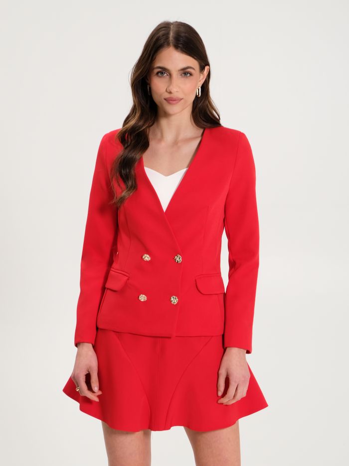 Red Jacket with Jewel Buttons  sp_e1