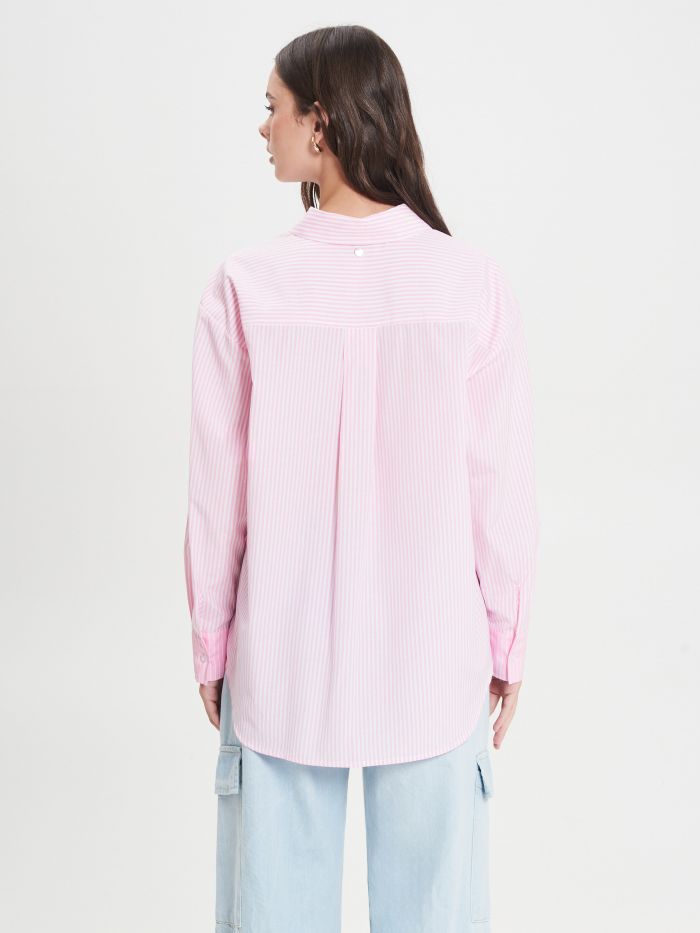 Camicia Rosa a Righe in_i4
