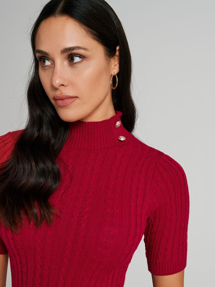 Maglia lupetto a trecce  Rinascimento