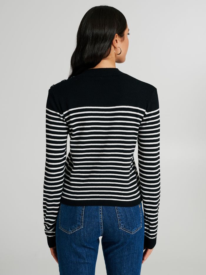 Maglia girocollo con righe  Rinascimento