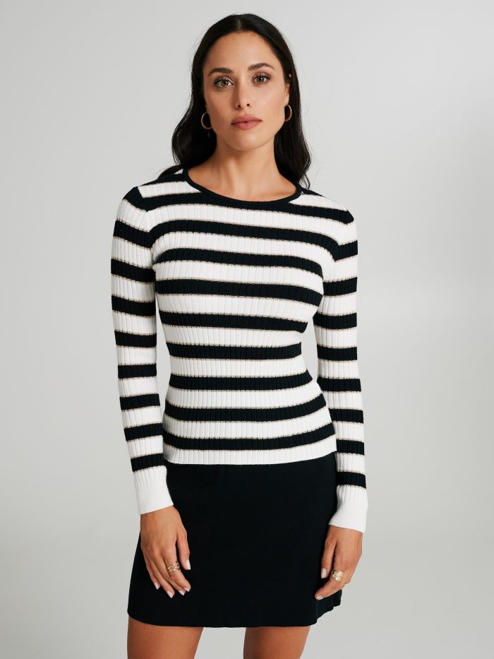 Maglione girocollo a righe  Rinascimento