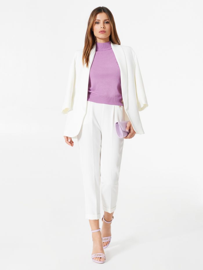 Turtleneck top, lilac Turtleneck top, lilac Rinascimento