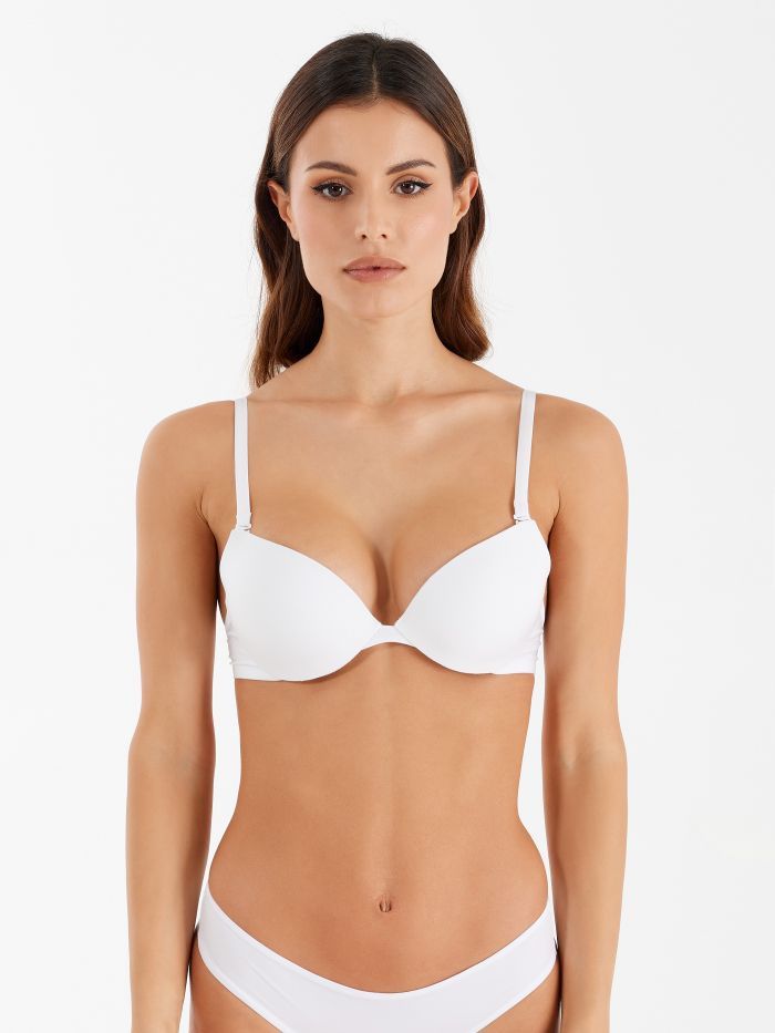 Soutien-gorge Push-up multifonction Milano Soutien-gorge Push-up multifonction Milano de couleur blanche Rinascimento