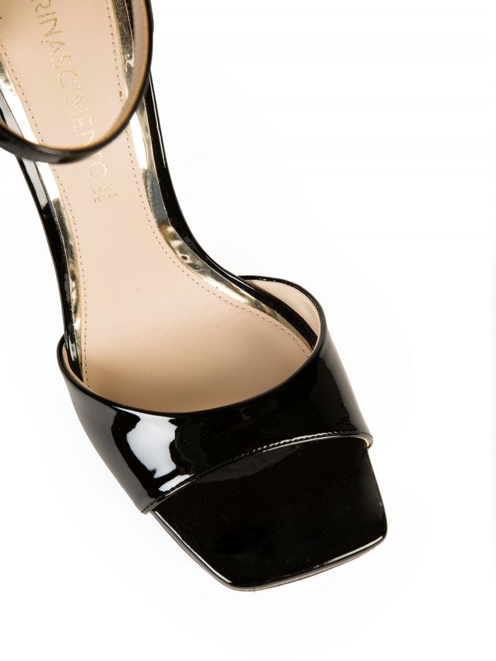 Patent leather sandals Patent leather sandals Rinascimento
