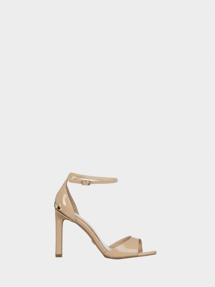 Patent leather sandals, powder pink Patent leather sandals, powder pink Rinascimento