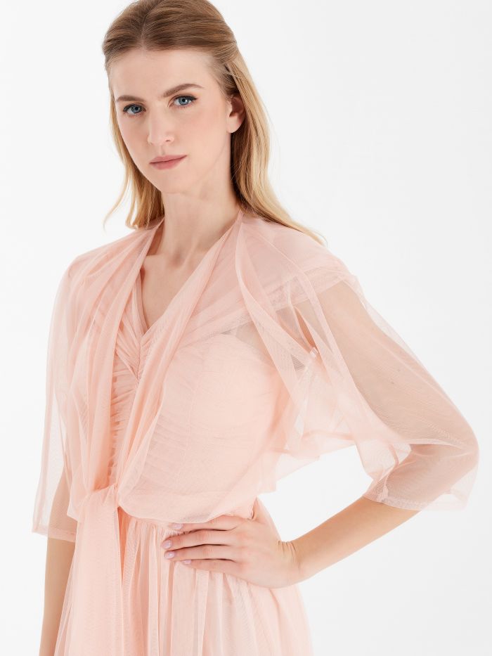 Atelier tulle stole, pink Atelier tulle stole, pink Rinascimento