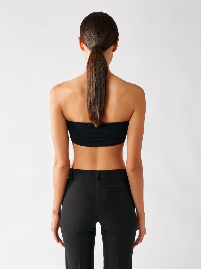Basic bandeau top, black Basic bandeau top, black Rinascimento