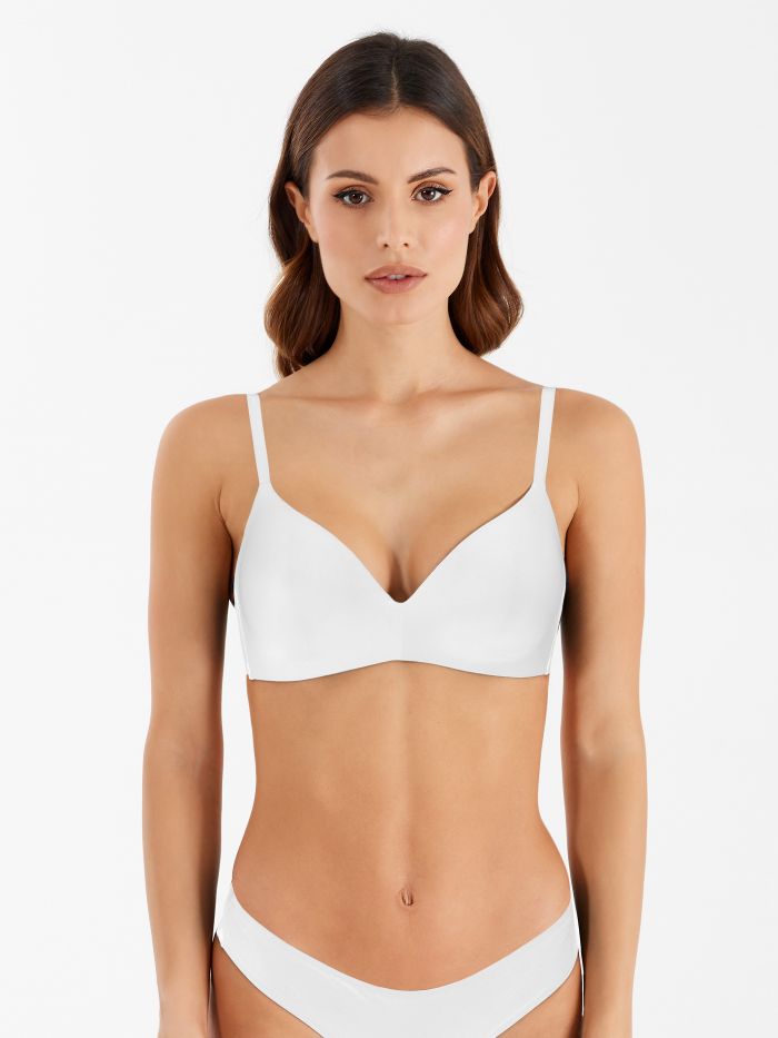 Torino padded triangle bra Torino padded triangle, white Rinascimento