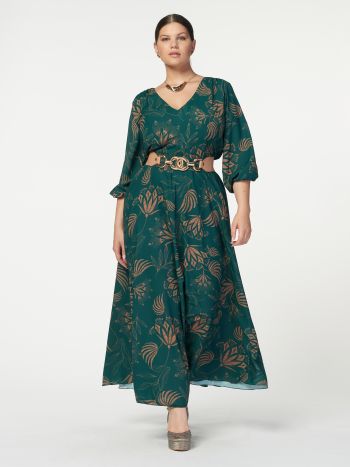 Abito lungo stile 2025 impero curvy