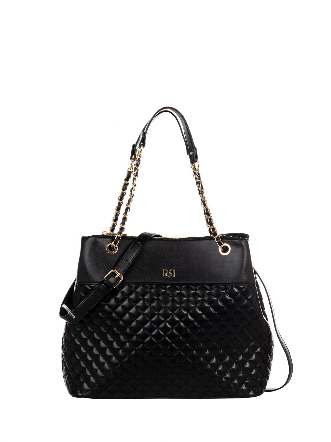 Quilted Chain Bag det_1