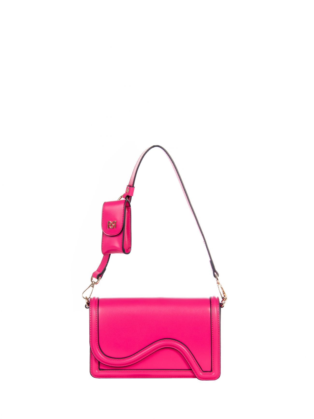 Sac en simili-cuir fuchsia det_3