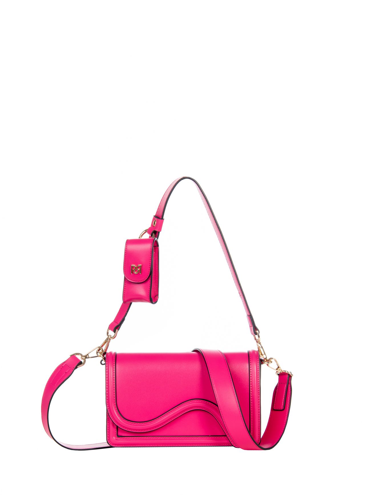Sac en simili-cuir fuchsia det_4