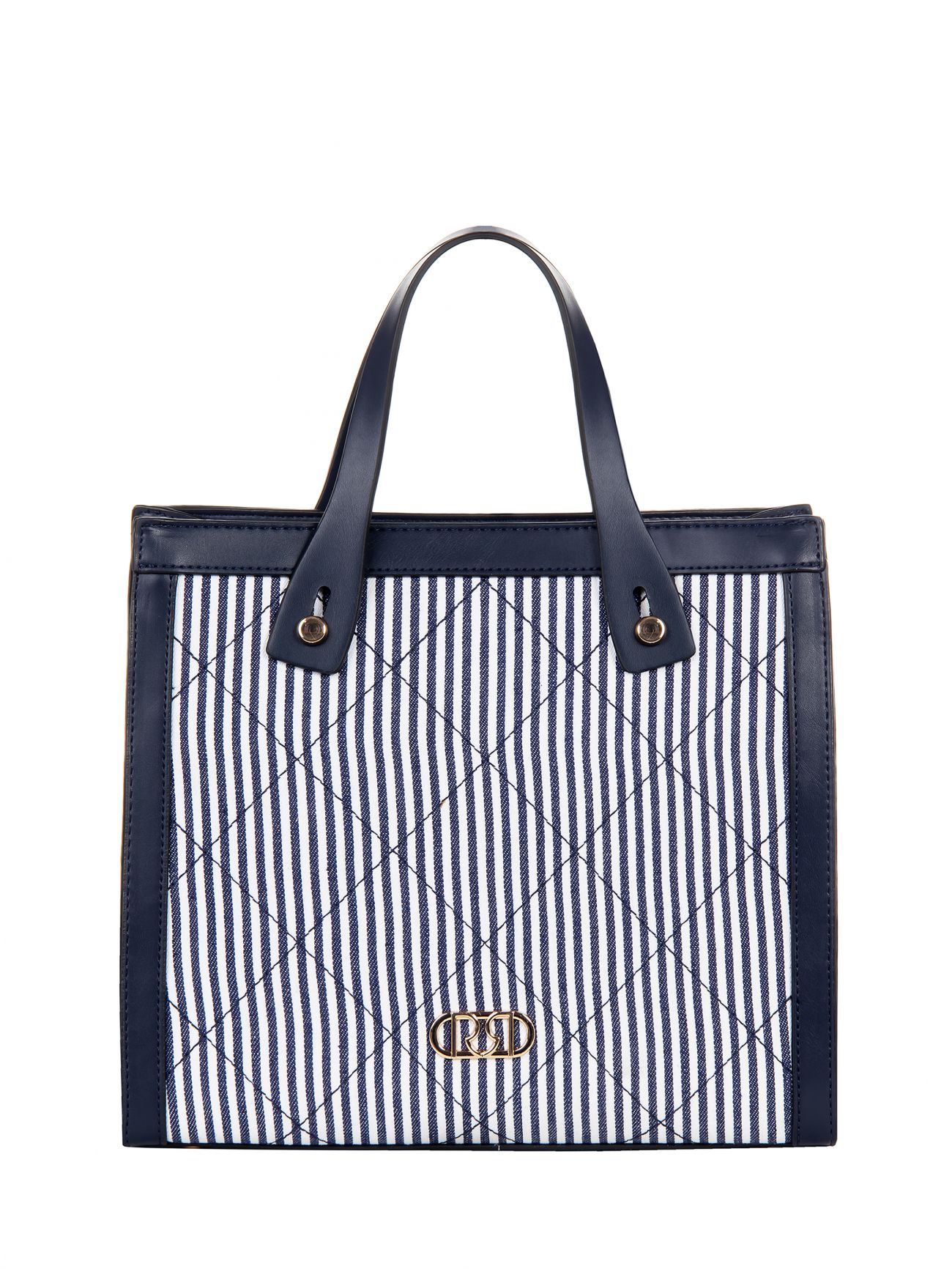 Shopper a righe Bianche e Blu in_i4
