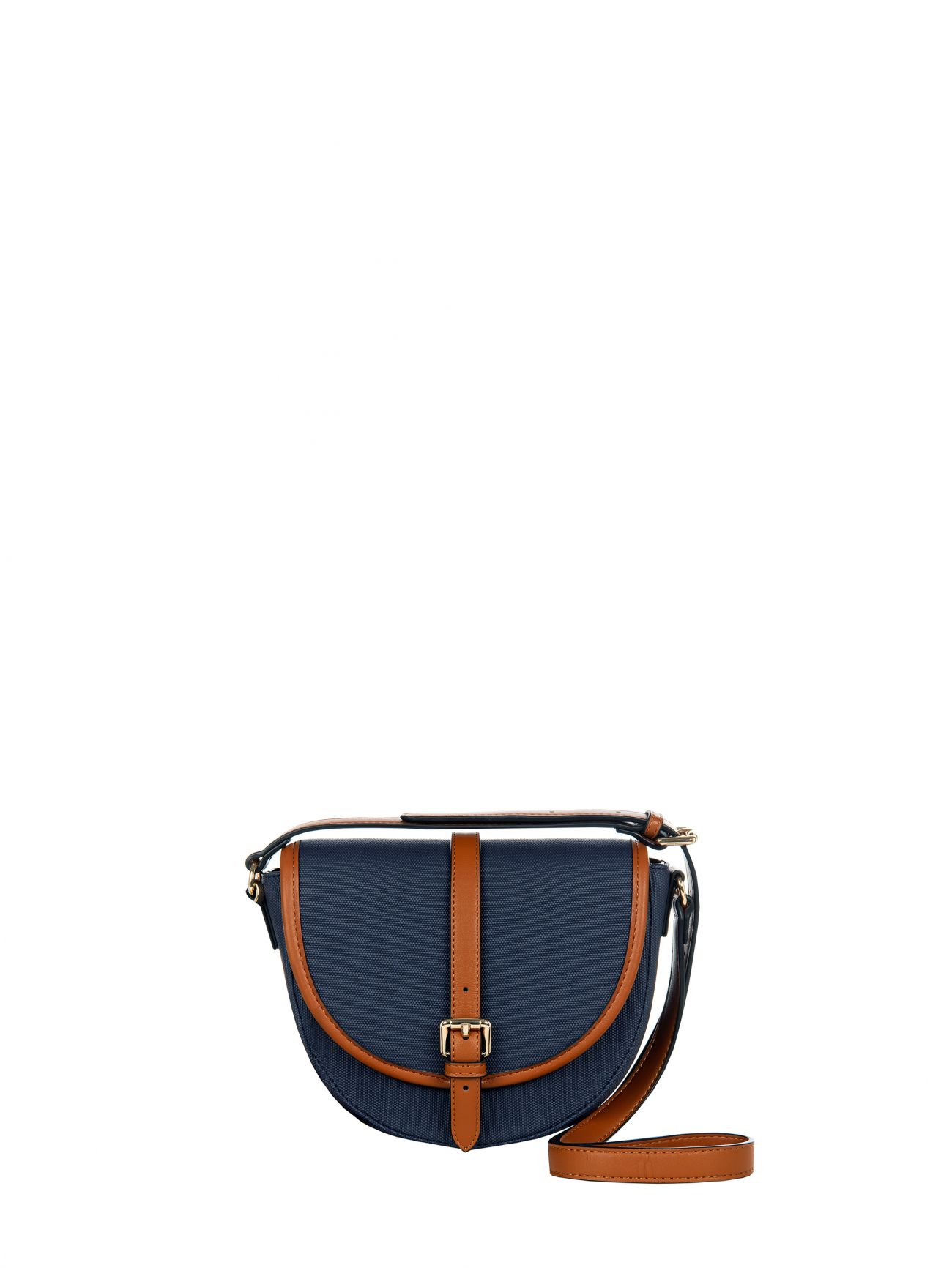 Canvas-effect shoulder bag  Rinascimento