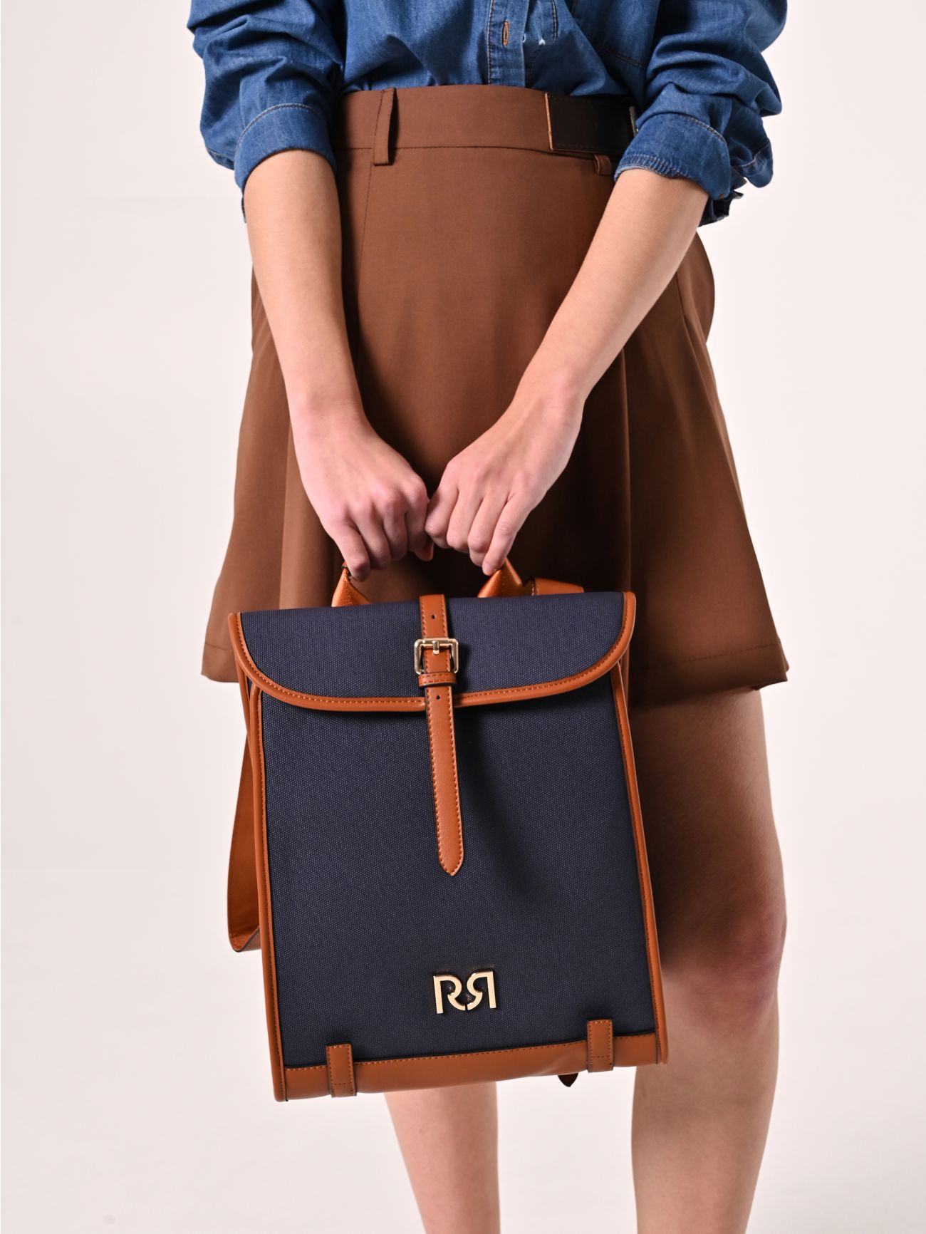 Sac à dos effet toile in_i5