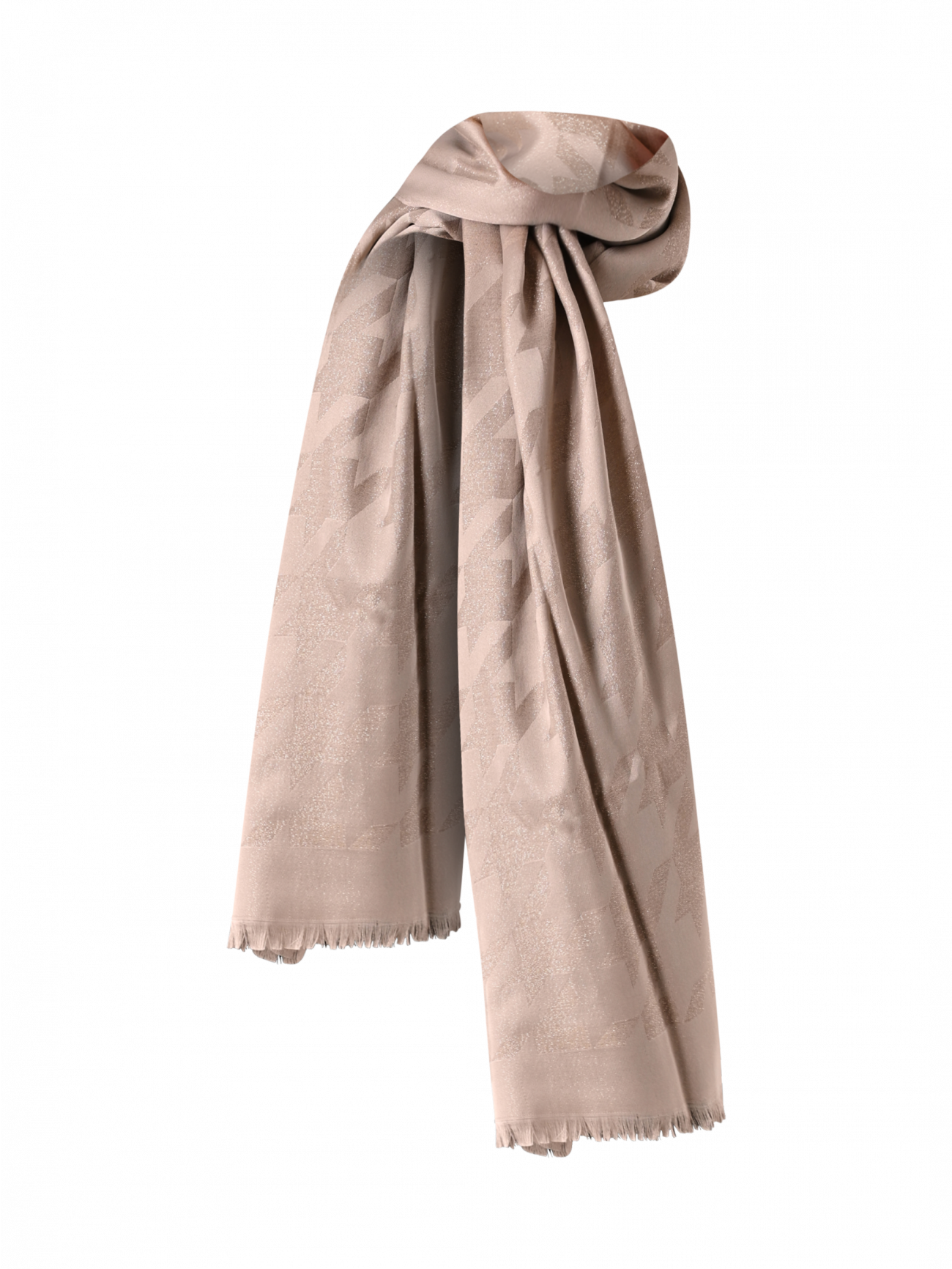Écharpe pashmina en pied-de-poule det_4