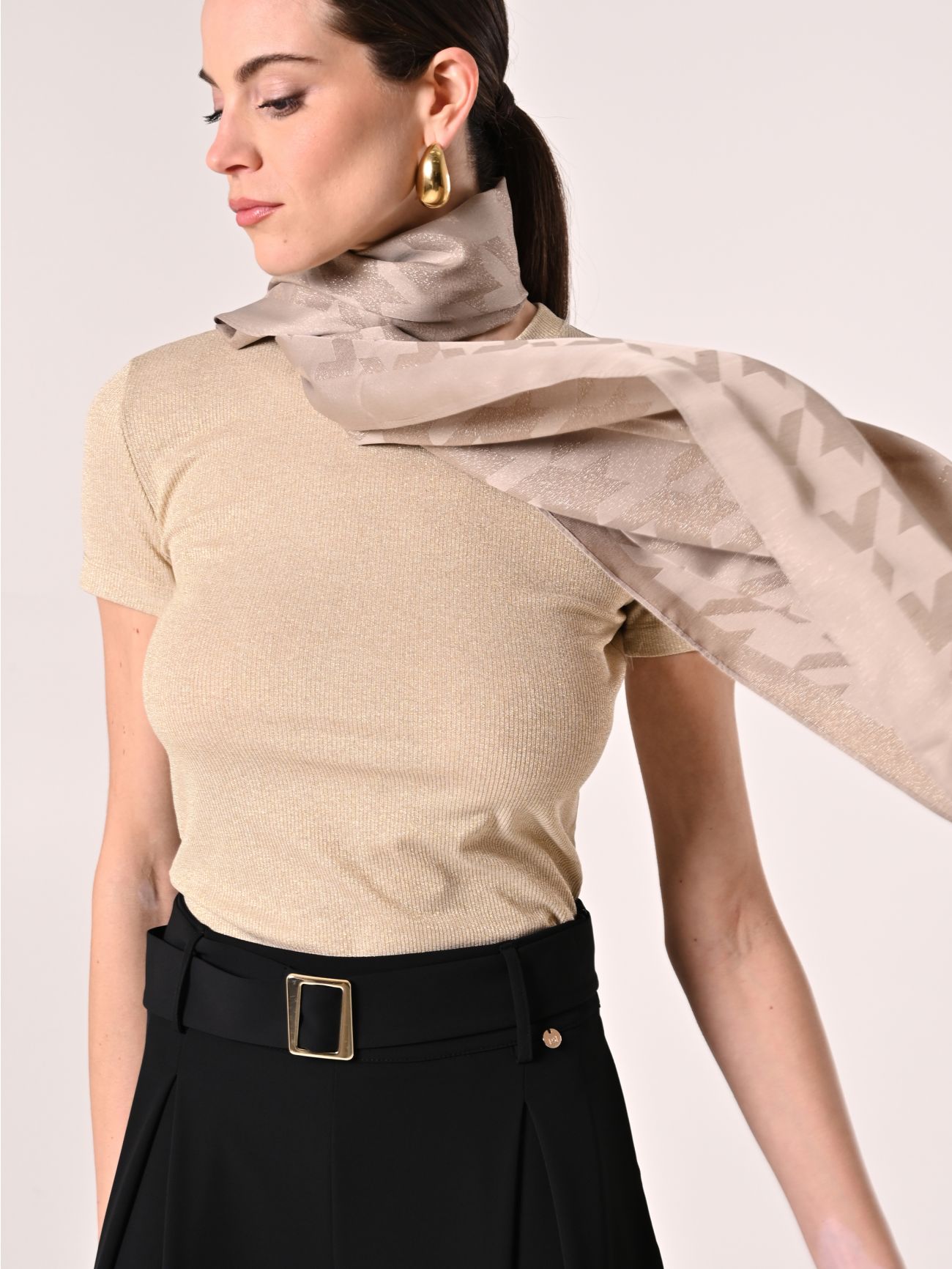 Écharpe pashmina en pied-de-poule in_i7