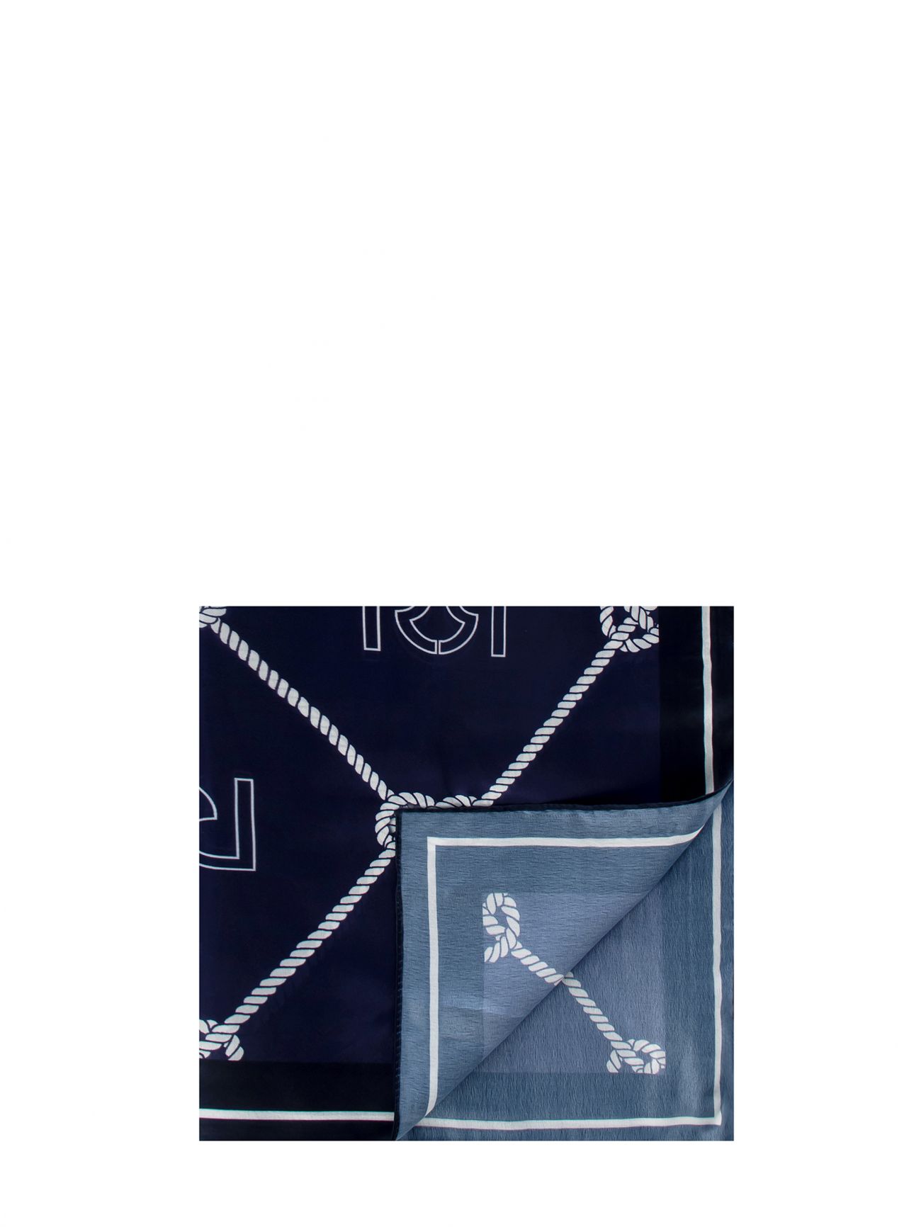 Navy blue foulard det_1