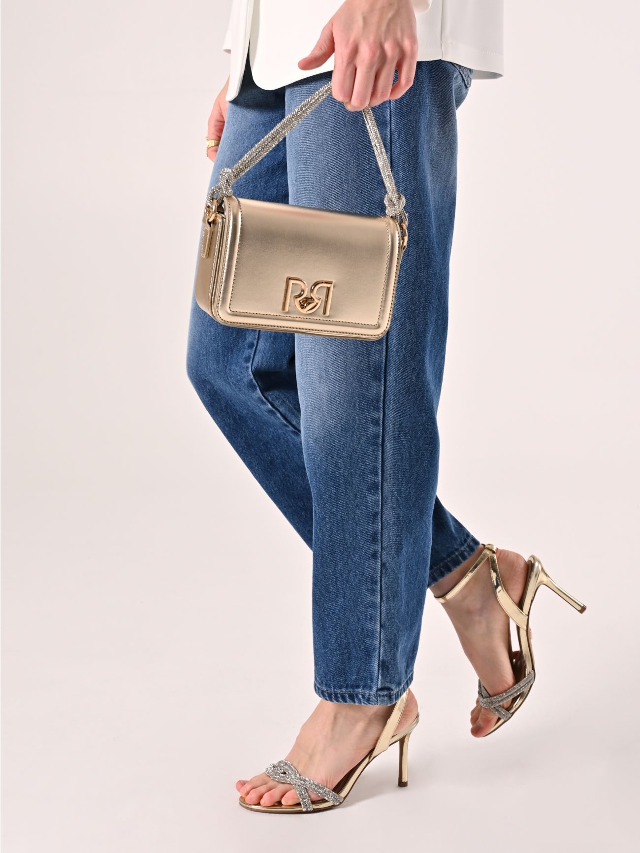 Sac en simili-cuir or et paillettes in_i7