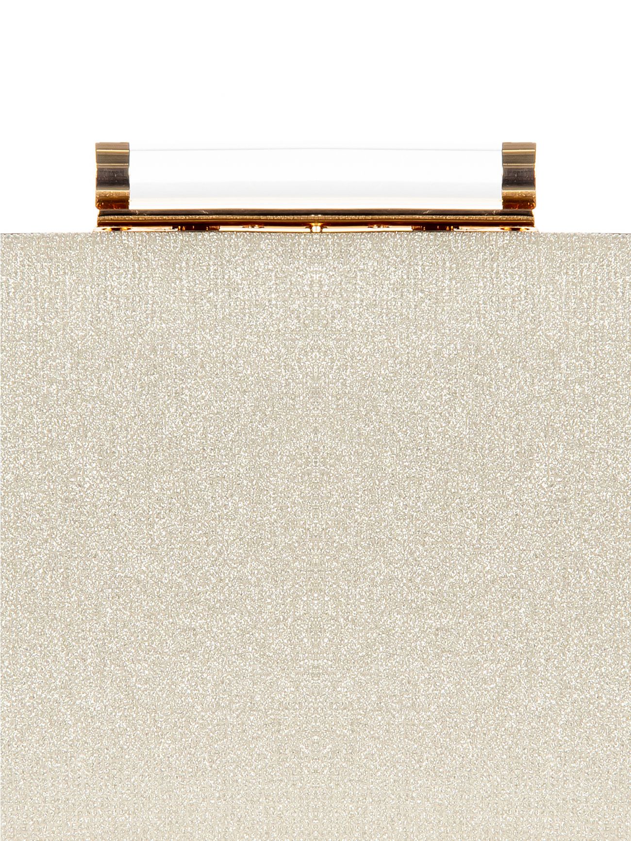Clutch Glitter Platino in_i4