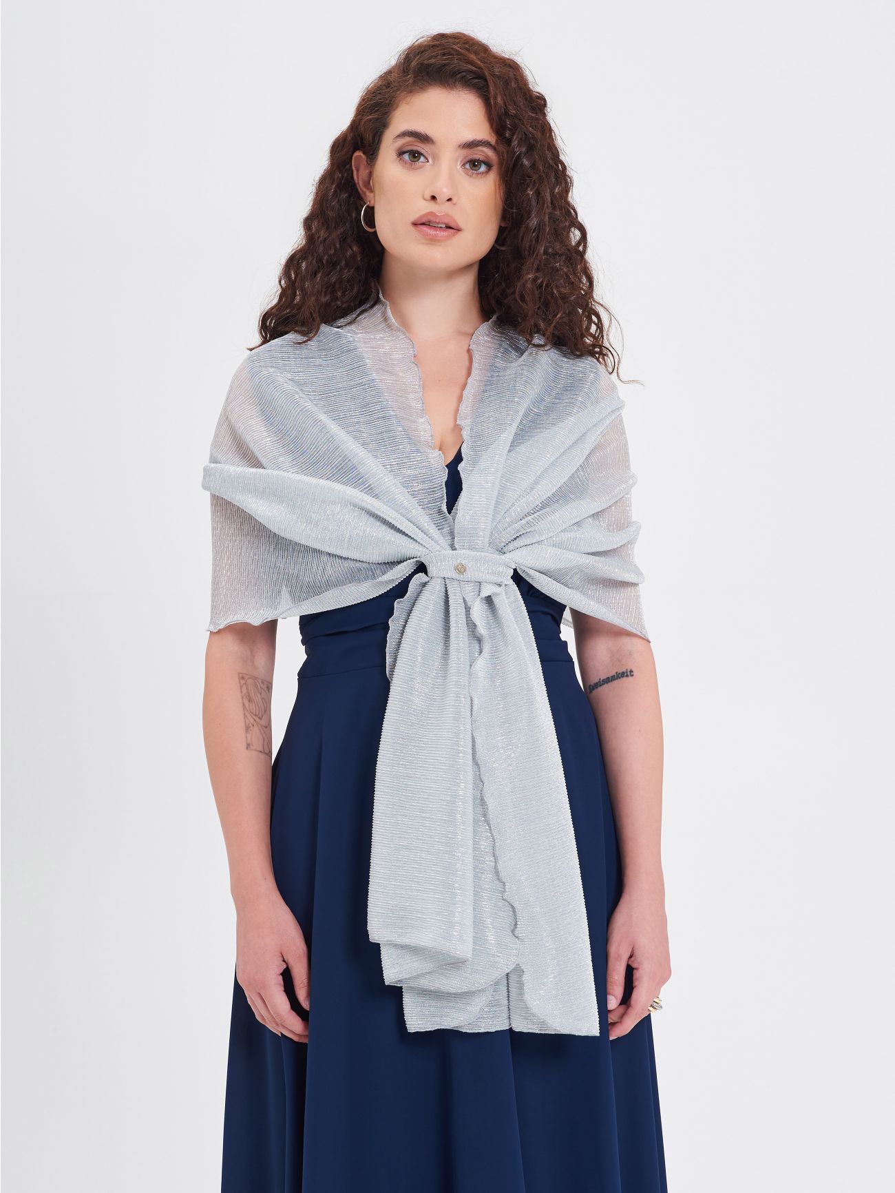 Stola Lurex Argento det_3