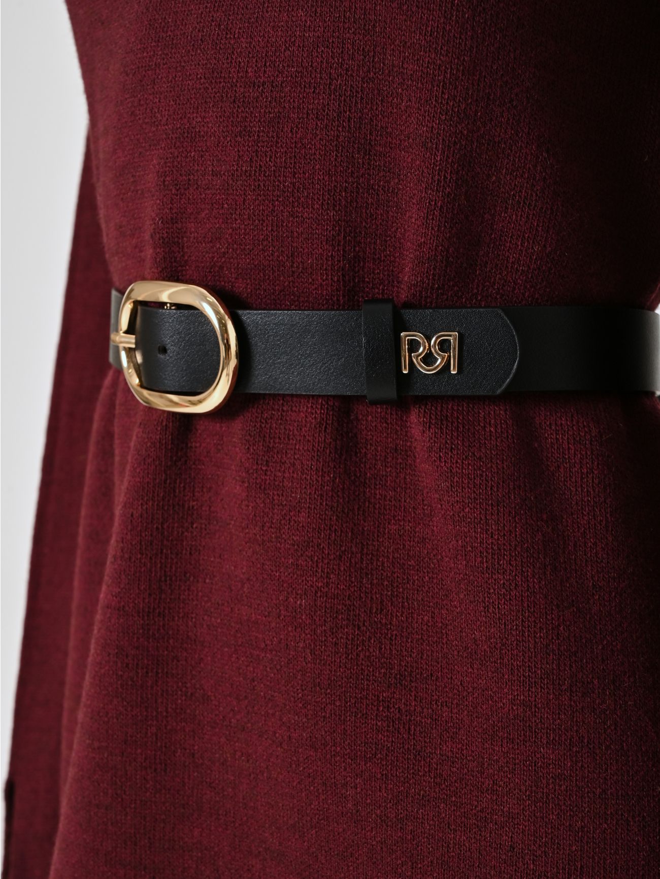 Black Belt with Golden Buckle in_i5