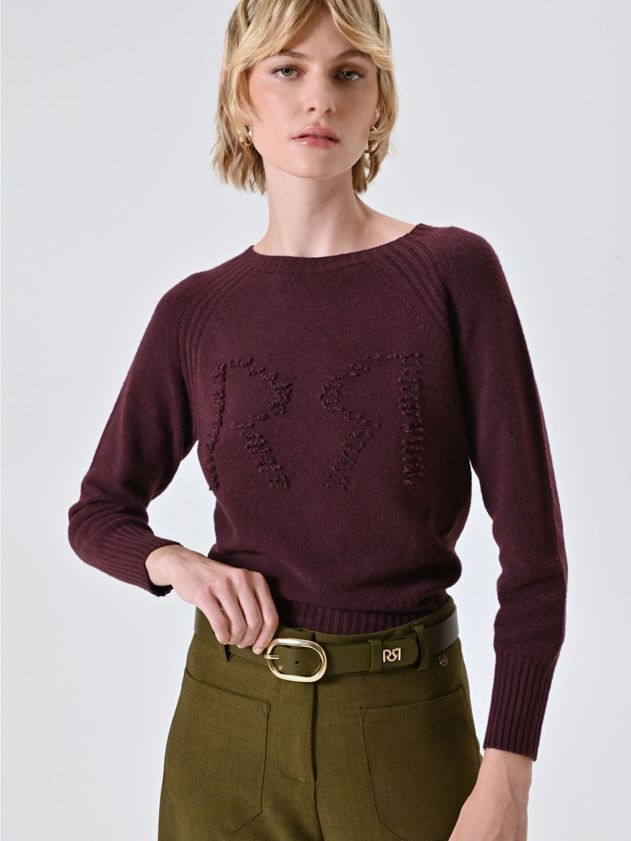  Green Belt with Golden Buckle in_i7