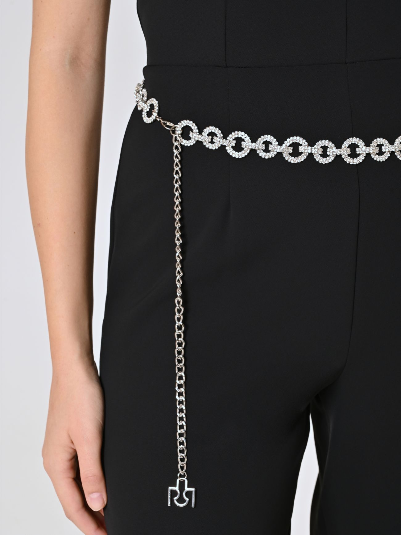 Cintura Anelli Argento e Strass in_i5