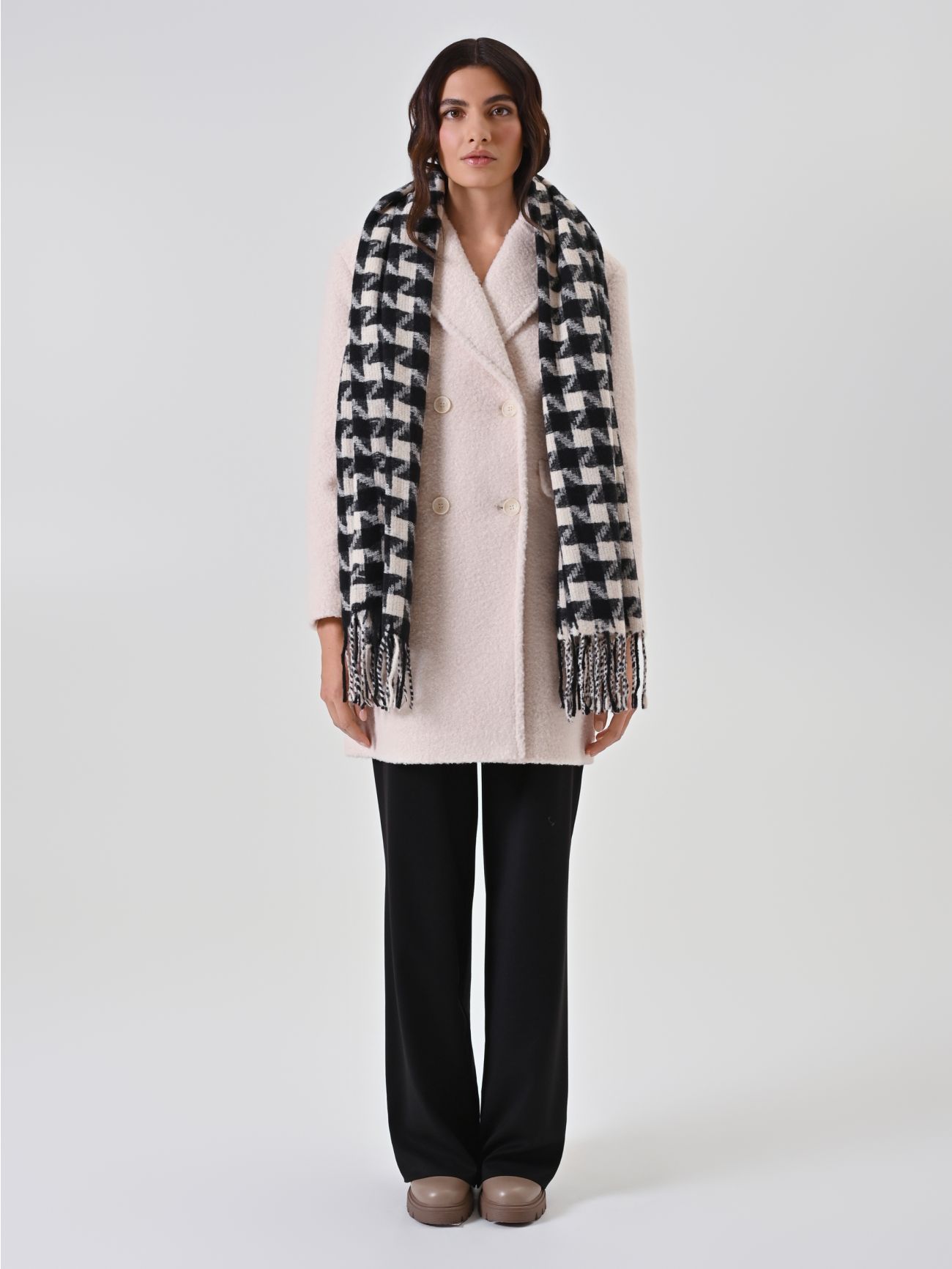 Bufanda de pata de gallo negra det_1