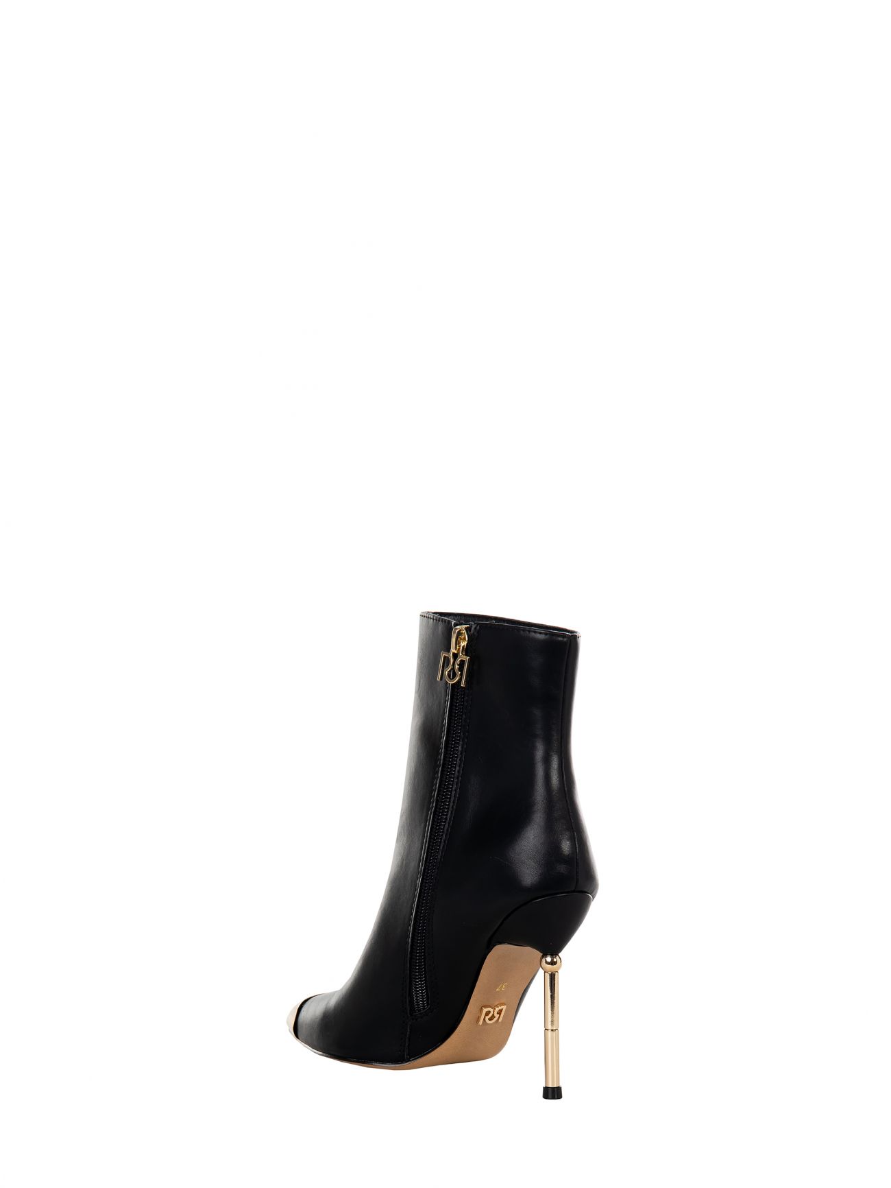 Ankle Boot with Golden Toe in_i5