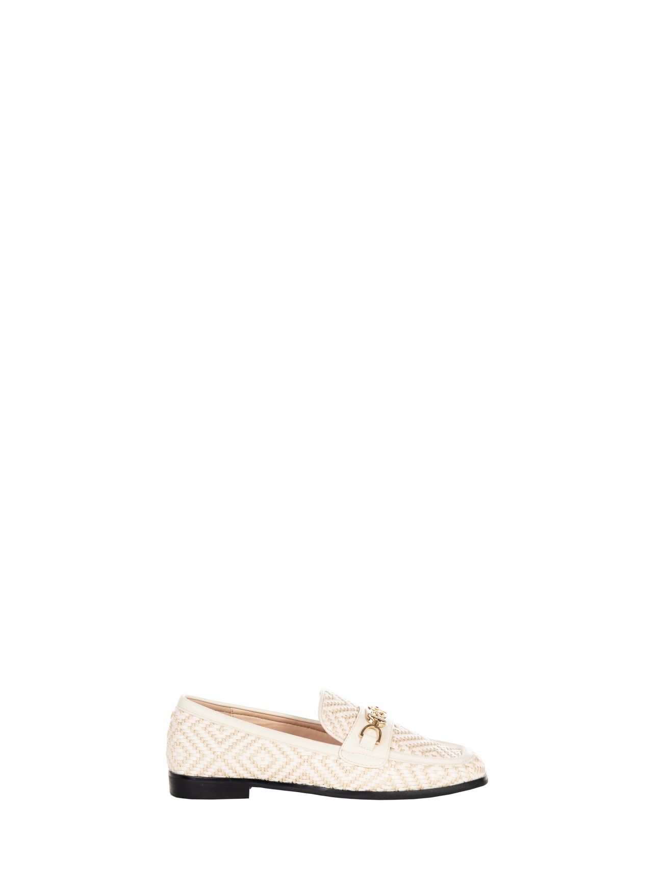 Raffia-effect loafers det_1