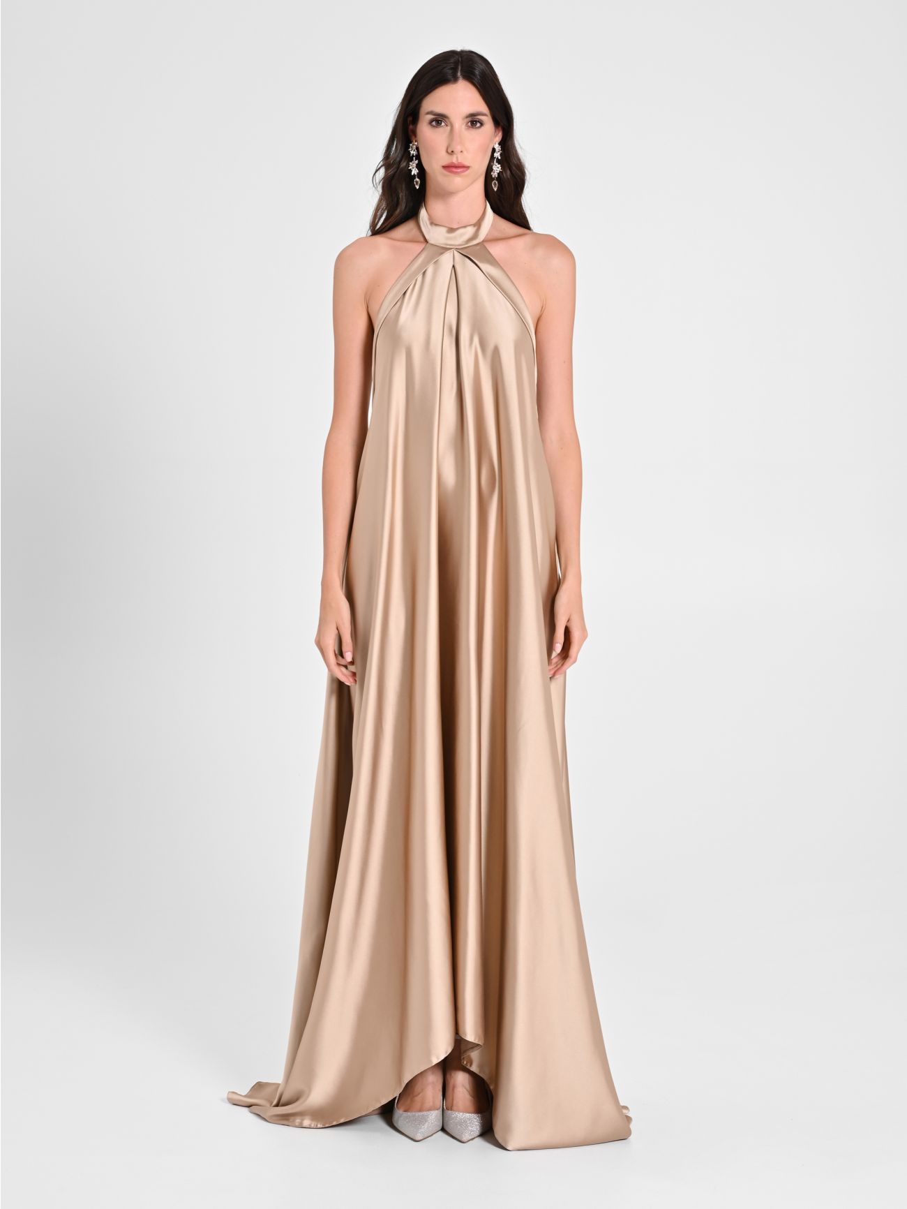 Long Dress with American Neckline  det_1