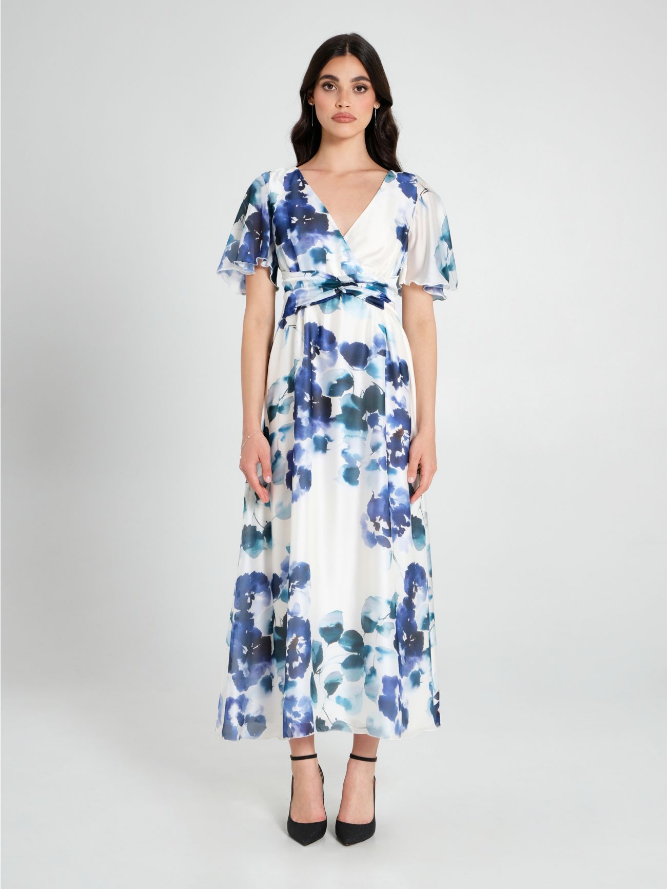 Long Floral-Print Dress det_1